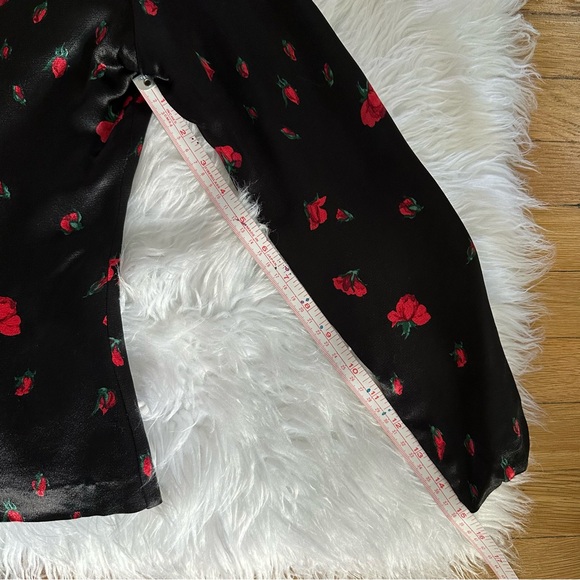 ⚡️FLASH SALE⚡️90s Vintage Betsey Johnson Floral Satin Blazer Jacket✨Small✨Roses - Picture 11 of 13